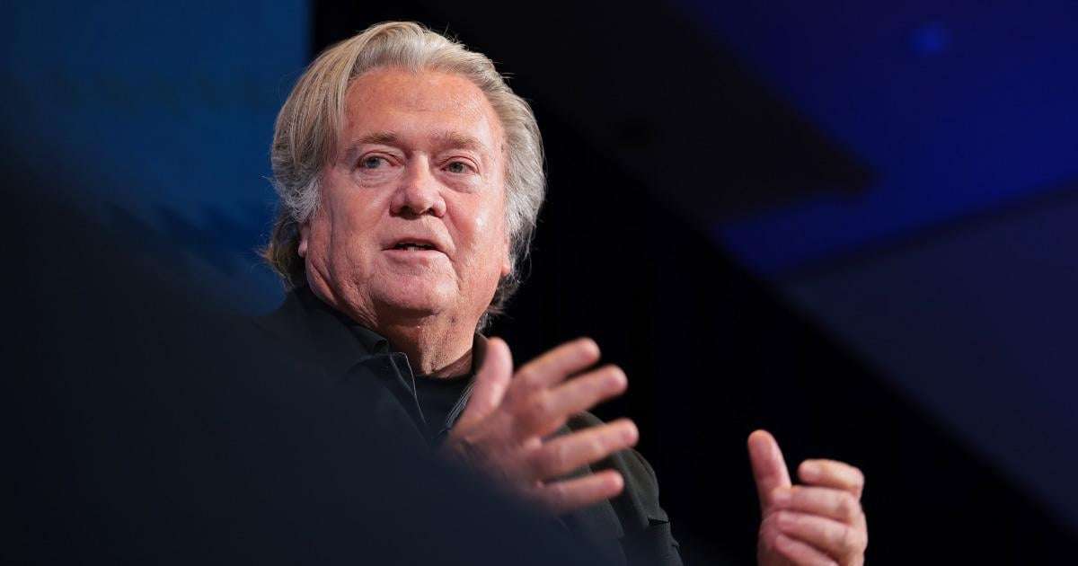 image for Justice Department moves to dismiss Steve Bannon's criminal case