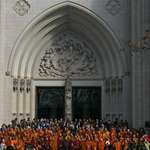 image for OC: Buddhist monks arrive in Washington, D.C. after 15-week walk for peace from Texas