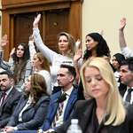 image for OC: Epstein survivors who haven't had chance to meet with DOJ to raise hands as AG Bondi testifies
