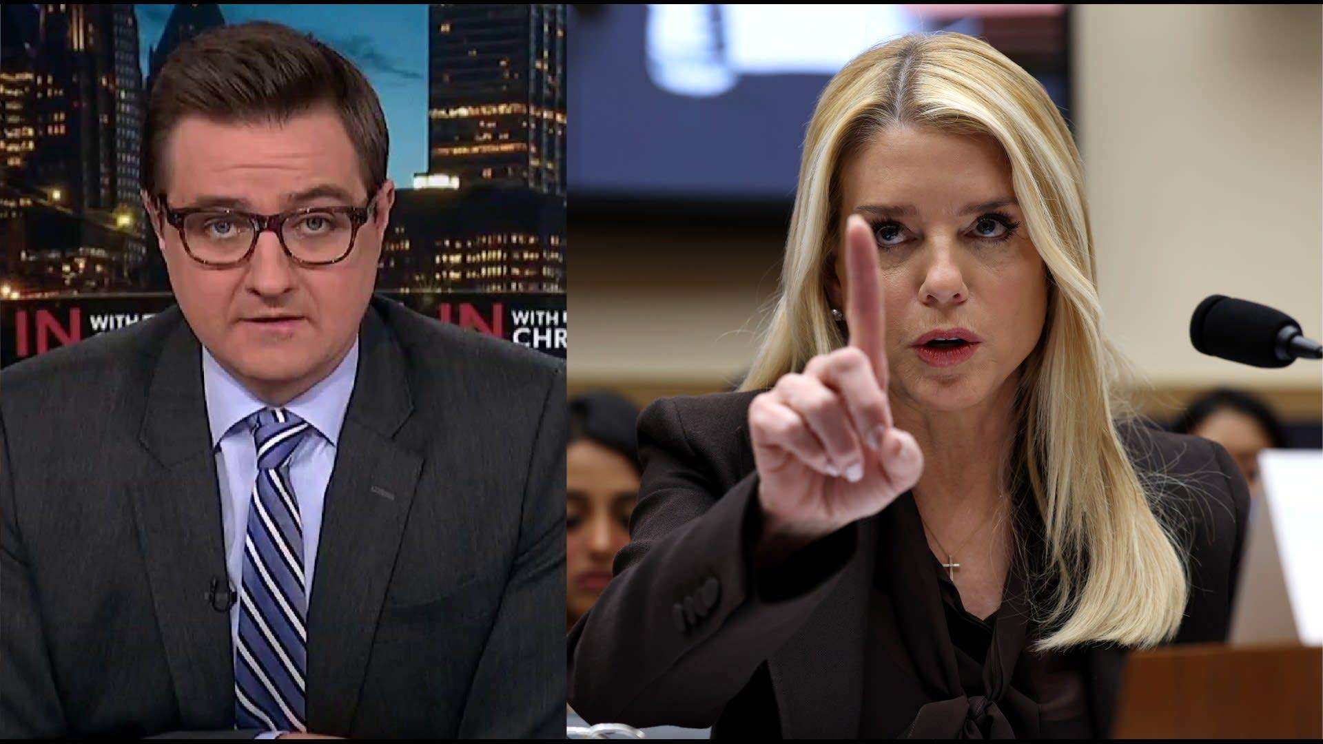 image for ‘Astounding’: Chris Hayes stunned Bondi still has DOJ job