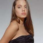 image for A young Angelina Jolie during a portrait session in LA in 1991.