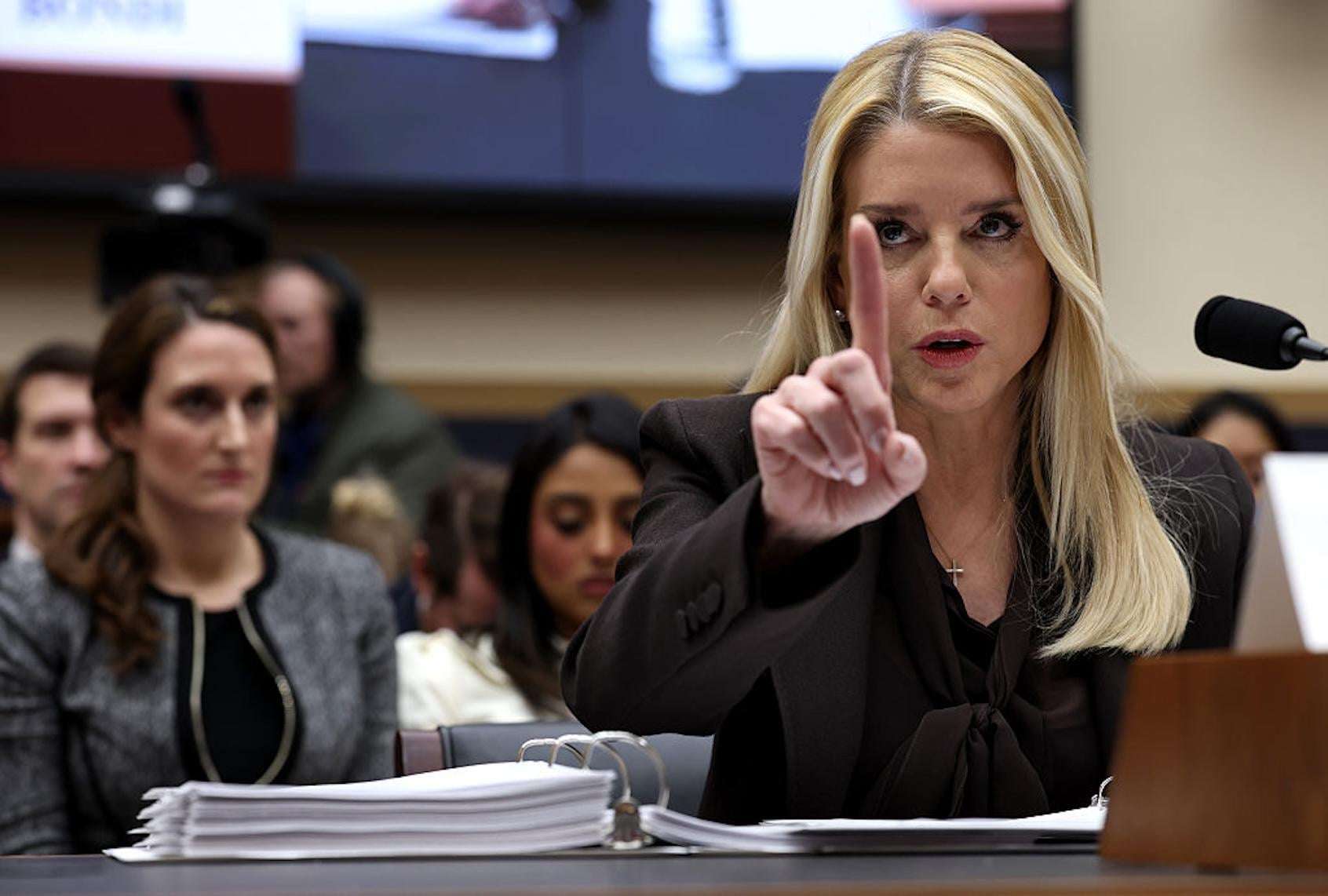 image for Pam Bondi is leaving her Democratic successor a mess
