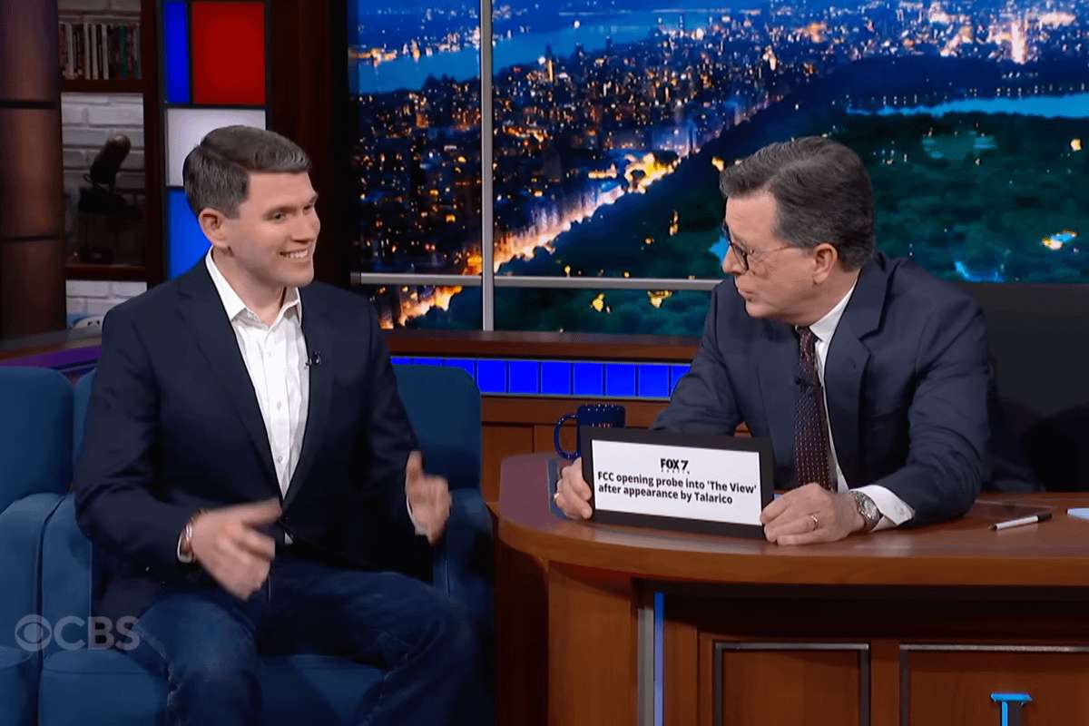 image for Texas Senate candidate James Talarico is flying high thanks to Colbert’s war with CBS over his banned interview
