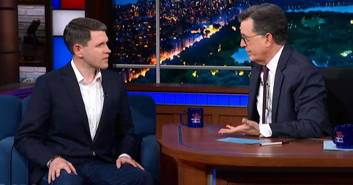 image for Stephen Colbert says CBS didn't air interview out of fear of FCC
