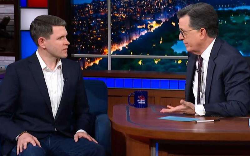 image for Stephen Colbert says CBS didn't air interview out of fear of FCC