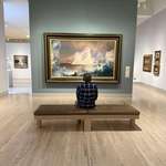 image for Me viewing The Icebergs at the DMA today. I made the five hour drive solo just to see it in person.