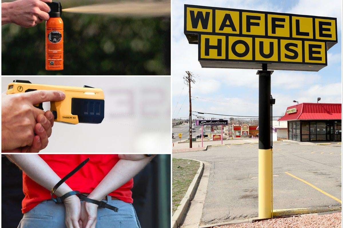 image for Waffle House customer maced, tased, and zip-tied over hashbrown order, lawsuit says