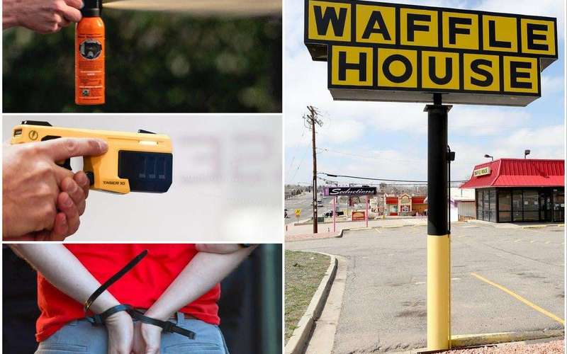 image for Waffle House customer maced, tased, and zip-tied over hashbrown order, lawsuit says