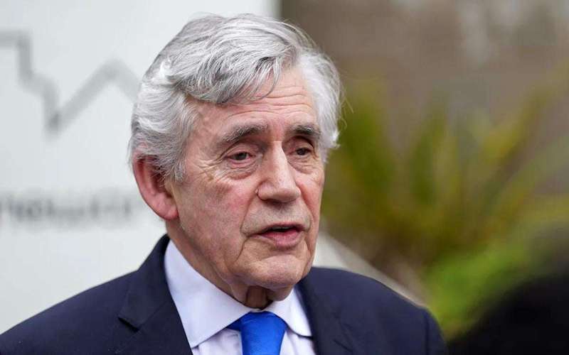 image for Gordon Brown hands new sex trafficking dossier to police