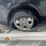 image for [OC] Tire popped off on the highway going 70 mph