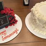 image for I got two cakes for my 33rd birthday! A Clair Obscur cake, and a gender reveal cake (it’s a girl!)