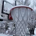 image for [OC] The way my basketball net filled with snow!