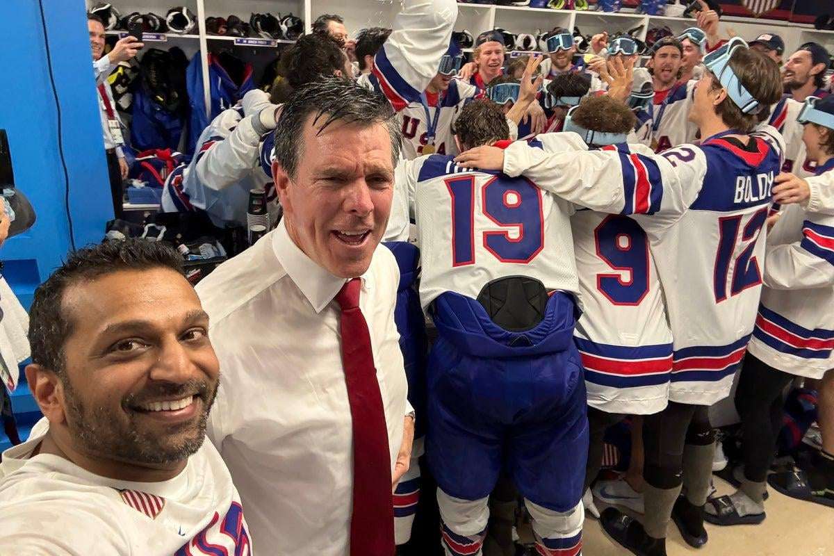 image for Kash Patel parties with Team USA hockey champs after taking FBI jet to Italy as aide defends ‘official business’ trip
