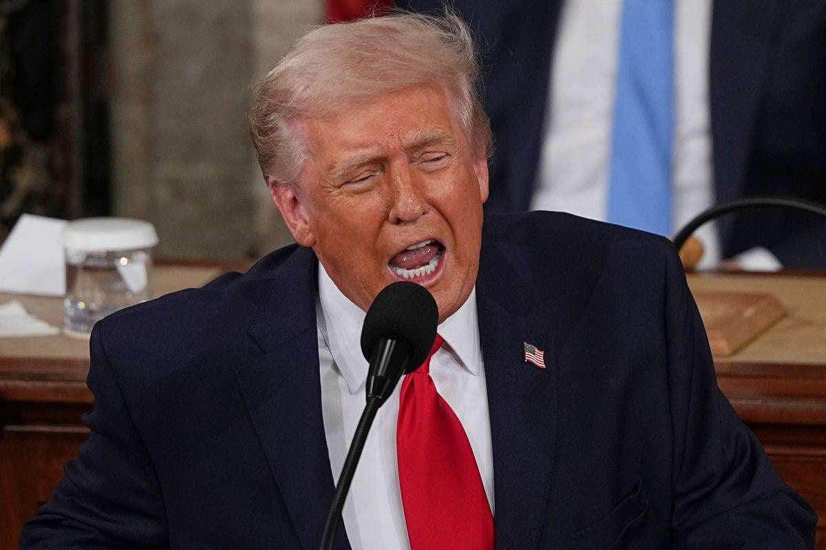image for ‘Didn’t mention Epstein once’: Americans react to Trump’s record-breaking ‘nearly two hours of lies’ State of the Union