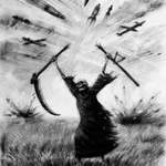 image for Stop! (Charcoal, my drawing,2026)