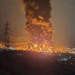 image for [OC] Shahran Oil Depot, Tehran, tonight after US-ISR strikes