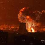 image for [OC} Bahrain oil refinery on fire after an Iranian Drone Strike