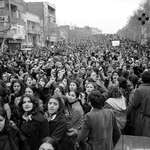image for Iranian women protesting forced hijab. Happy international women’s day resilient women of Iran!!