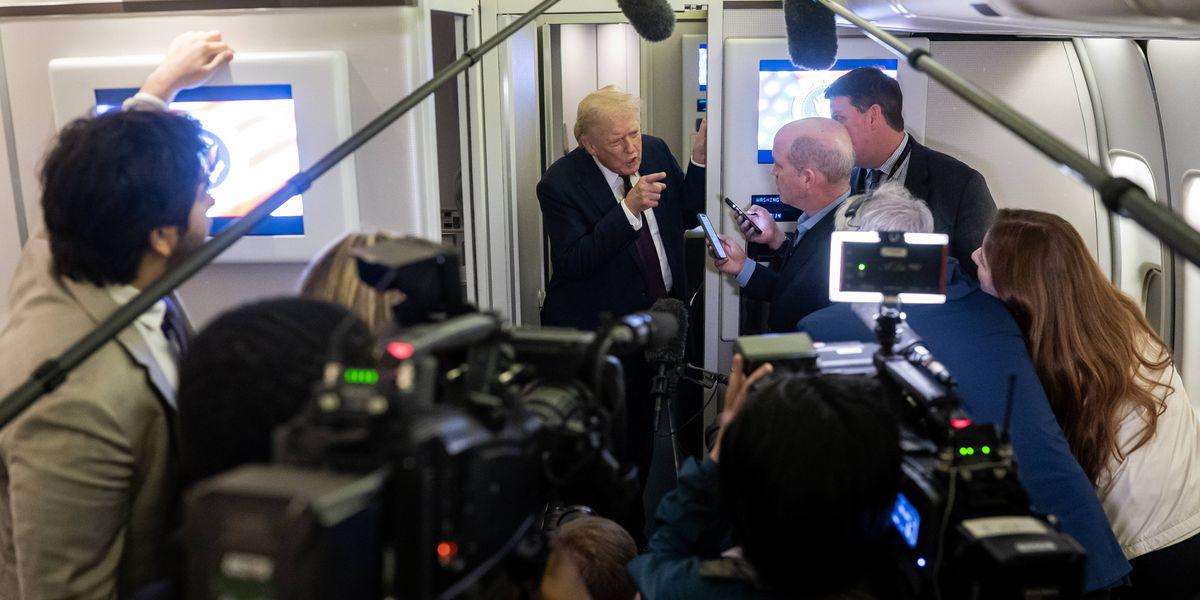 image for Trump Floats 'Charges for Treason' Against Media Outlets Over Iran War Coverage