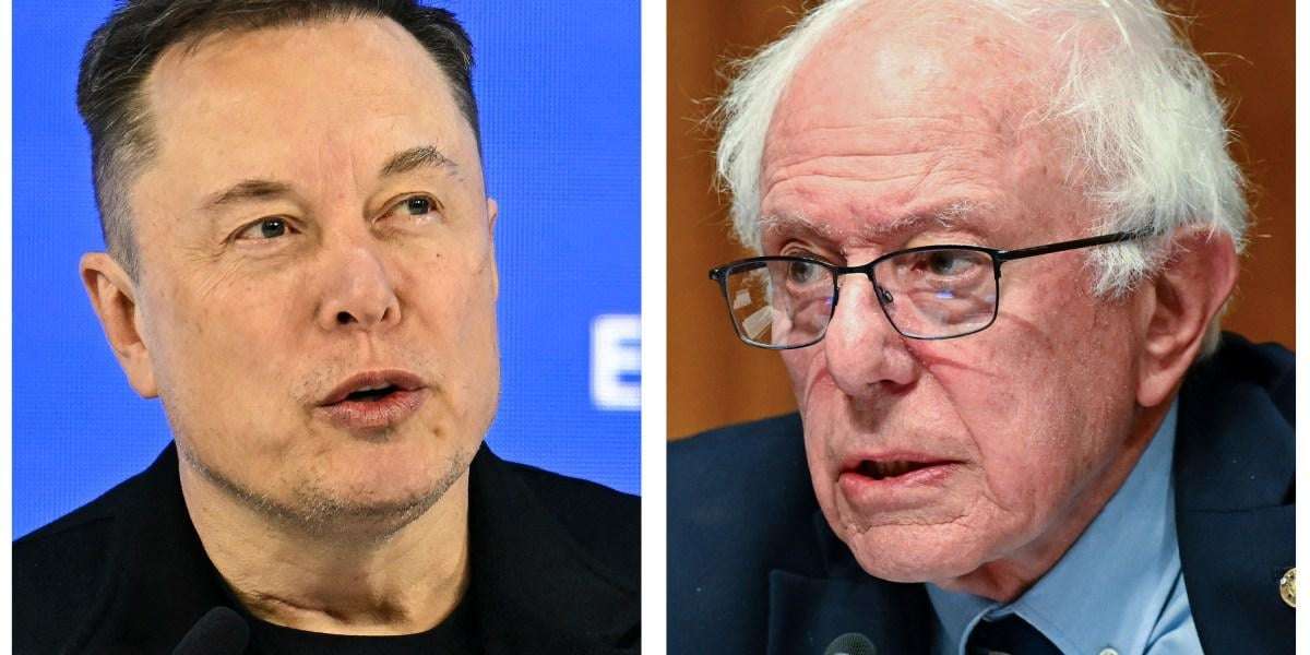 image for Musk says taxing billionaires 100% barely dents the debt. Bernie says 5% puts $3,000 in your pocket