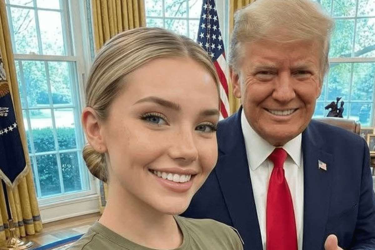 image for MAGA has been swooning over a beautiful Army soldier and her pro-Trump message. She is AI