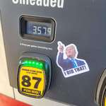 image for Gas pump stickers are back in style