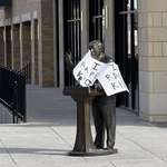 image for Got a new Trump statue in my town [OC]
