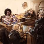 image for [OC] I'm a courtroom sketch artist. Here's my rendition of Afroman on the stand from this past week.