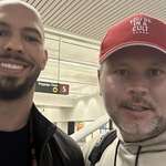 image for Tate in SeaTac taking a selfie because he thinks it's a MAGA hat