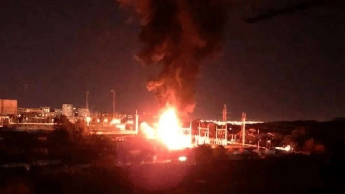 image for Ukraine strikes Russia’s largest oil export terminal in Primorsk, damage to fuel tank triggers fire