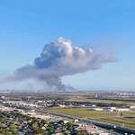 image for Explosion in Port Arthur oil refinery, Texas.