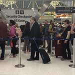 image for Former Attorney General Bill Barr in TSA security line at George Bush Intercontinental Airport