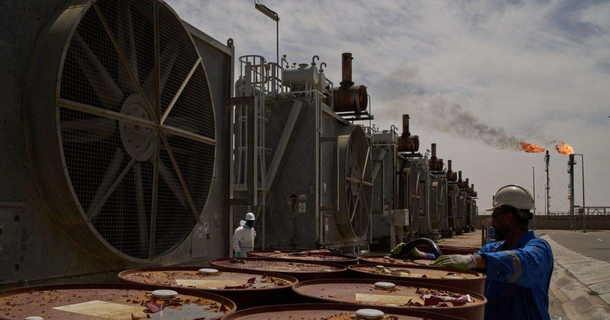 image for Oil tops $116 a barrel as Iran accuses US of preparing invasion