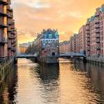 image for Sunset in Hamburg