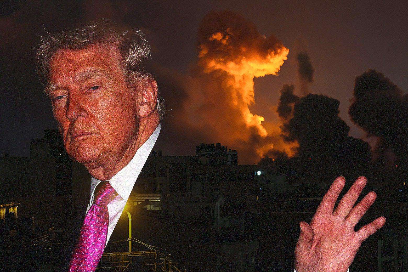 image for War news: Trump’s boxed himself into a trap on Iran.