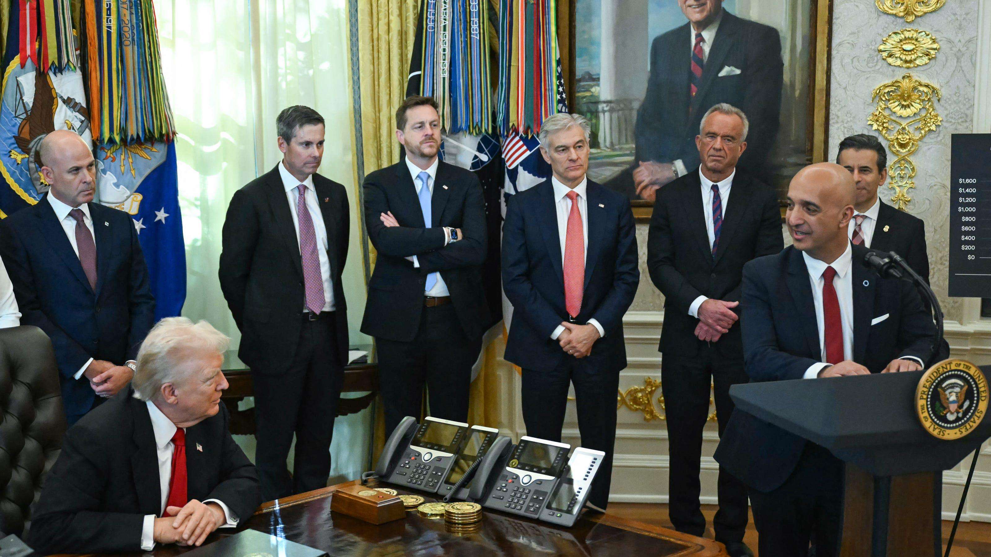 image for Trump signs 100% tariff on brand-name pharmaceuticals