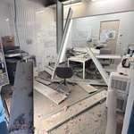 image for 3 years of work on my complex project, 3 seconds of missile impact. My office this morning.