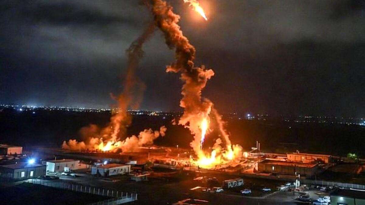 image for Victoria Base Attack: Baghdad Airport Facility Burning After Drone Strike -