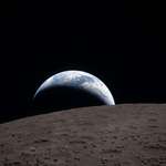 image for First photo of Earth from the far side of the moon captured from Orion