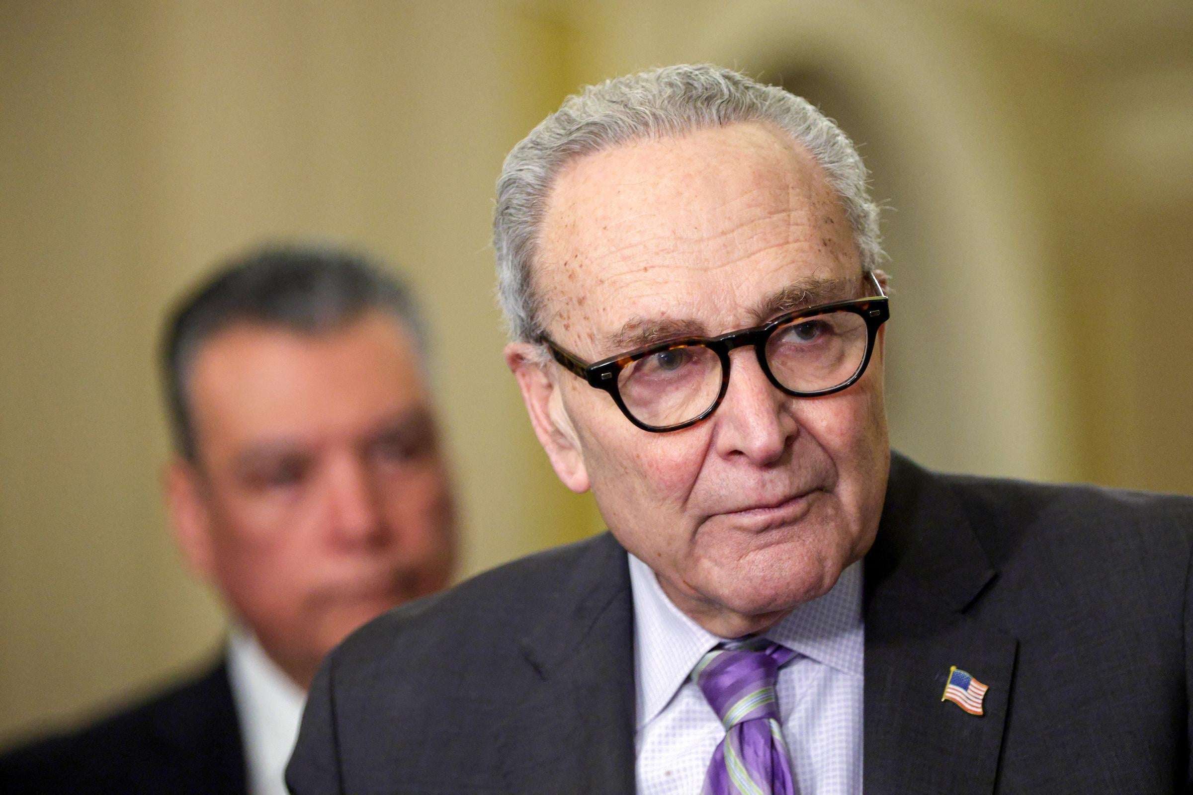 image for Schumer Takes No Action As Even Far Right Calls for Impeachment Over Trump’s “Civilization” Threat