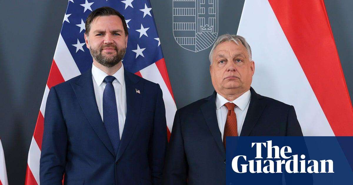 image for JD Vance accuses EU of ‘interference’ as he visits Hungary to help Orbán win election