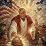image for Donald J Trump just posted this to Truth Social. Guess the J stands for Jesus.