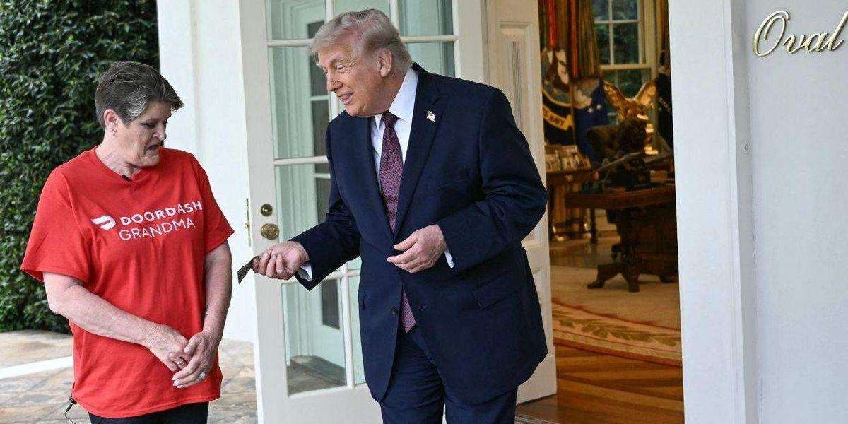 image for Trump asked an American worker about trans athletes at the White House. It backfired spectacularly