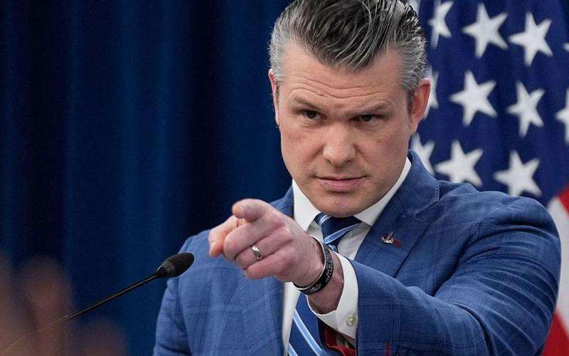 image for Pete Hegseth quotes fake Pulp Fiction Bible verse during Pentagon sermon