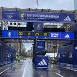 image for I crossed the Boston Marathon finish line! (one day early and that's the closest I'll ever get)
