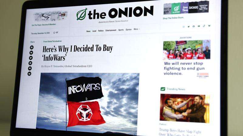 image for The Onion reaches new deal to take over Alex Jones’ Infowars