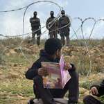 image for Photo from the West Bank, Israel prevented Palestinian children from going to school.