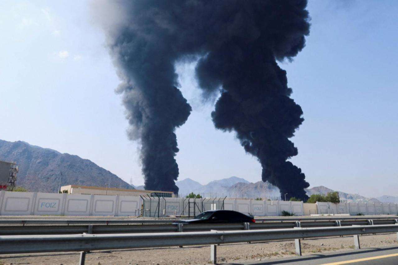 image for Iran's embassy account claims bombing a UAE facility changed the region's weather