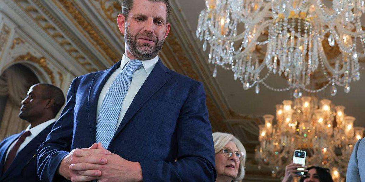 image for ‘Absurd Corruption’: Disgust as Eric Trump Brags About Scoring $24 Million Pentagon Deal