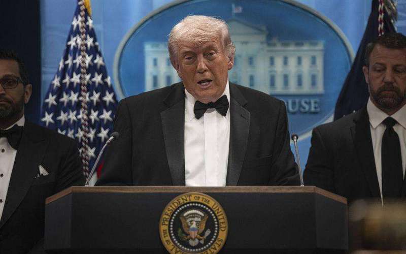 image for 'We Need the Ballroom': Trump Uses Shooting Outside White House Correspondents' Dinner to Boost Corrupt Project